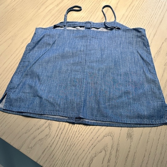 Old Navy Denim Button Down Tank Top Size M - Picture 2 of 6